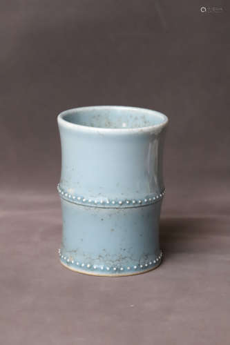 A Ru Kiln Porcelain Brush Pot