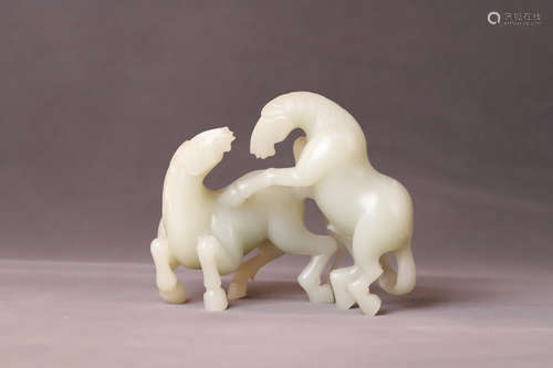 A Jade Horse Ornament