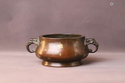 A Bronze Incense Burner