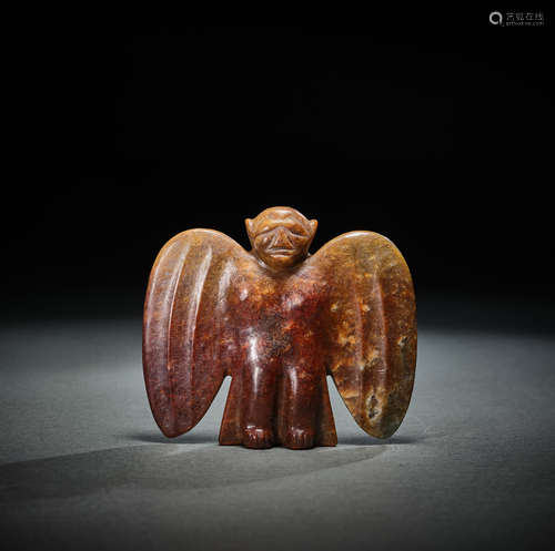 A Hongshan Jade Eagle Ornament