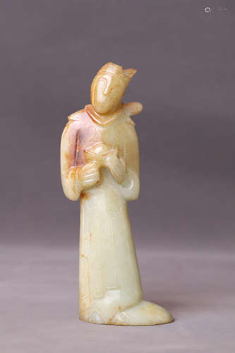 A Jade Man Figure