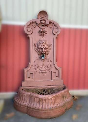 A CAST IRON PARIS STREET FOUNTAIN