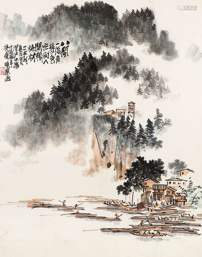 张晓寒（1923～1988） 八闽春色 镜框 设色纸本