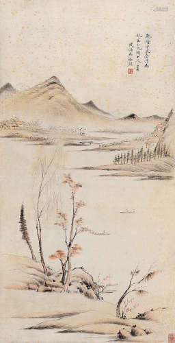 吴锡麟（1746～1818） 山水 镜心 纸本