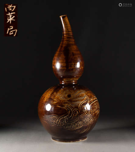 辽代 - 定窑葫芦形药瓶