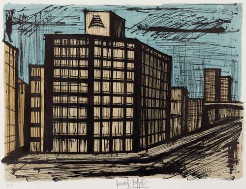 Bernard BUFFET 1928-1999
LA BANQUE SIGURA, 1986
Lithographie...