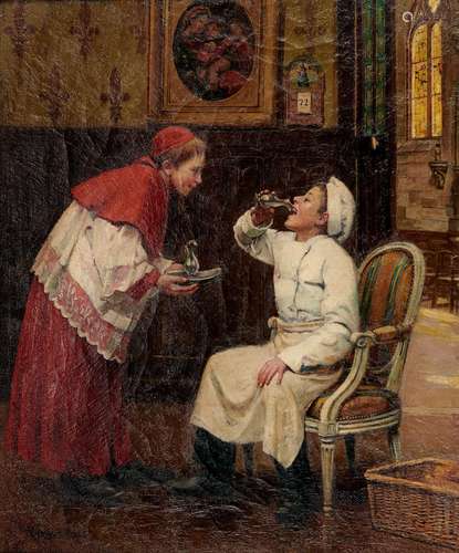 Paul-Charles CHOCARNE-MOREAU 1855-1931
LE VIN DE MESSE (boul...