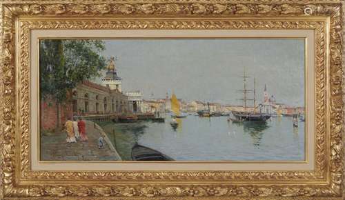 Antonio REYNA MANESCAU 1859-1937
VENISE, TROIS ÉLÉGANTES SE ...