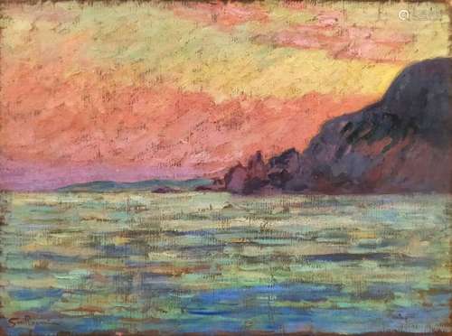 Armand GUILLAUMIN 1841-1927
LA POINTE DU DRAMONT, SAINT-RAPH...