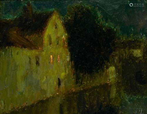 Henri LE SIDANER 1862-1932
CLAIR DE LUNE, MAISON SUR LE CANA...