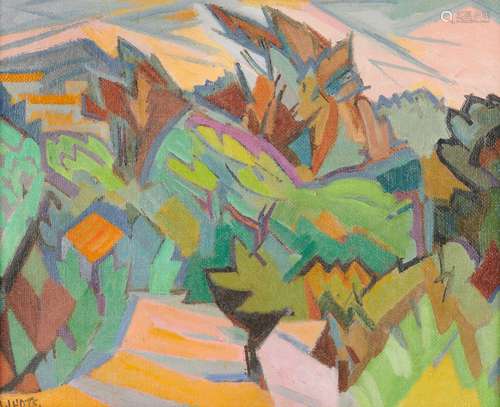 André LHOTE 1885-1962
LA CADIÈRE, CHEMIN DU MOULIN, circa 19...