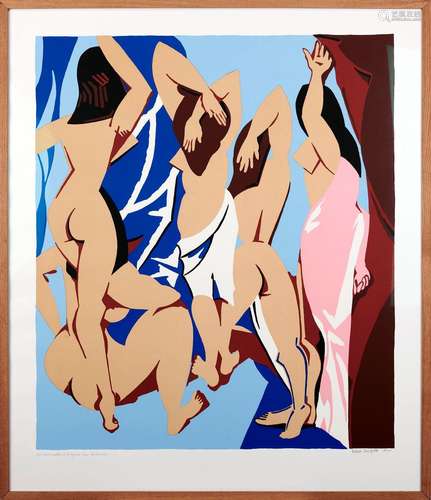 Patrick CAULFIELD 1936-2005
LES DEMOISELLES D'AVIGNON VU...