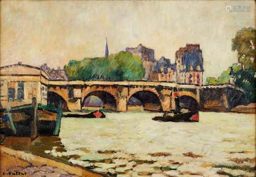 Louis VALTAT 1869-1952
PONT NEUF À PARIS, 1931
Huile sur toi...