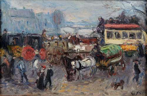 Émile Othon FRIESZ 1879-1949
L'OMNIBUS, PARIS LE PONT-NE...