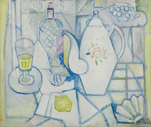 Francisco BORES 1898-1972
NATURE MORTE, 1950
Huile sur toile...