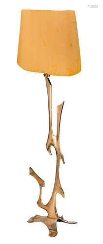 Fred BROUARD 1944-1999 
Lampadaire 
Sculpture en bronze
Sign...