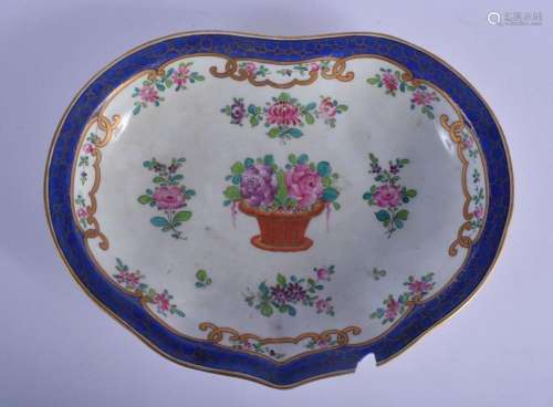 A 19TH CENTURY FRENCH SAMSONS OF PARIS PORCELAIN DISH Chines...