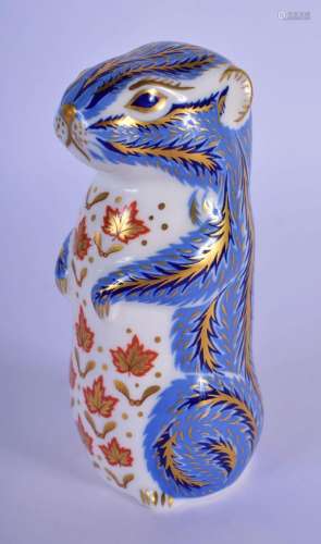 ROYAL CROWN DERBY PAPERWEIGHT GOPHER. 10cm high