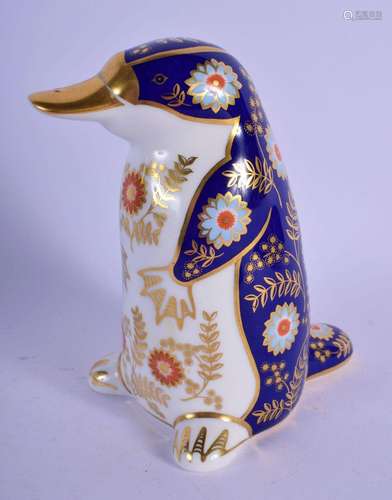 ROYAL CROWN DERBY PAPERWEIGHT PLATYPUS. 12cm high