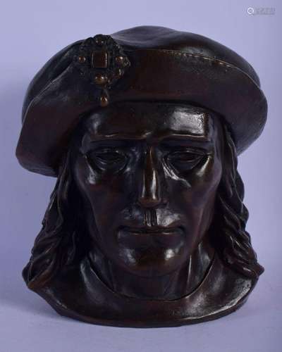 Emma Pover (20th Century) Bronze, Richard III, Sculpture. 26...