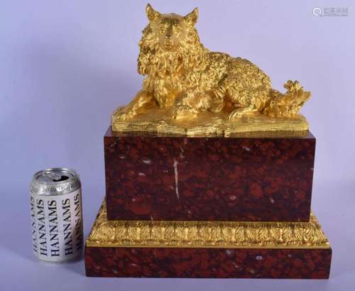 A LOVELY LARGE 19TH CENTURY EUROPEAN GILT BRONZE ORMOLU AND ...