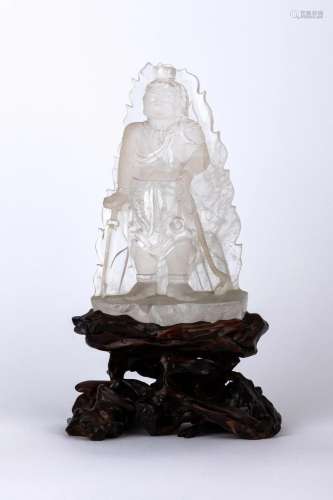 19TH CENTURY NATURAL CRYSTAL FIGURE