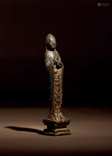 遼代 銅鎏金釋迦牟尼佛像