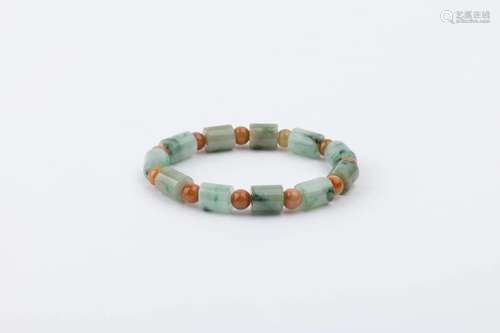 20TH CENTURY JADEITE BRACELET