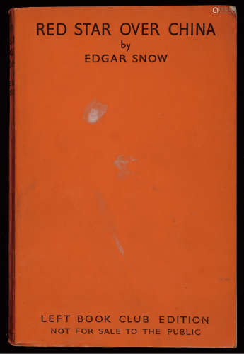 民国二十六年（1937）伦敦第一次出版--美国著名记者埃德加·斯诺代表...