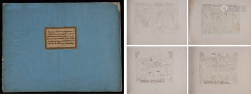 约19-20世纪出版《卢浮宫藏皇家挂毯巨幅版画集》大开本一册。