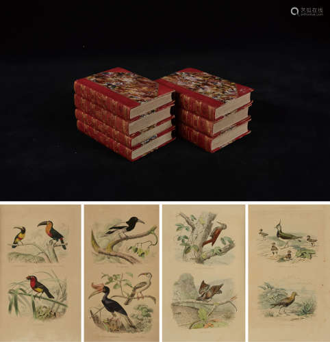 1838年巴黎出版《布丰全集》硬皮精装本一套7册全。