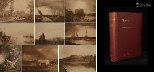 清 光绪二十八年（1902）纽约出版《特纳作品集》豪华精装本一套一册全...