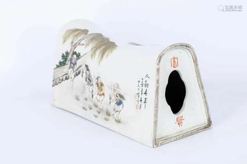 PORCELAIN PILLOW BY WU SHAOFENG