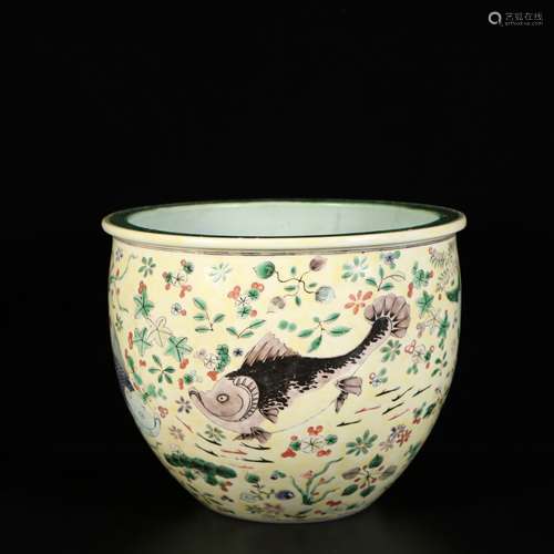 Green Glaze Porcelain Vessel, China