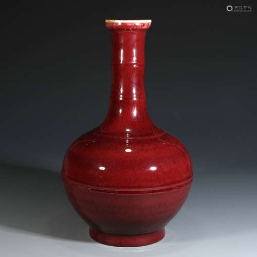 Red Glaze Bottle, China