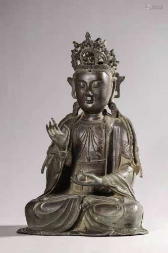 Bronze Statue Of Guanyin, China