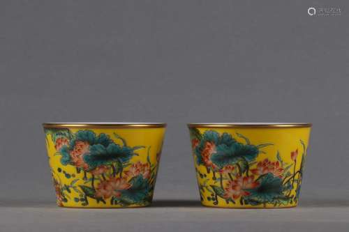 Qing Dynasty Yongzheng Period Enamel Color 