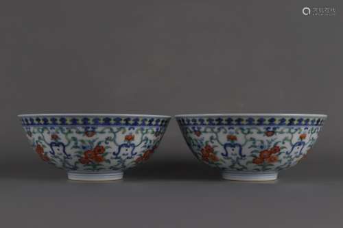 Qing Dynasty Qianlong Period Doucai Porcelain 