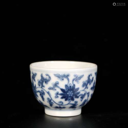 Blue And White Porcelain Small Cup, China