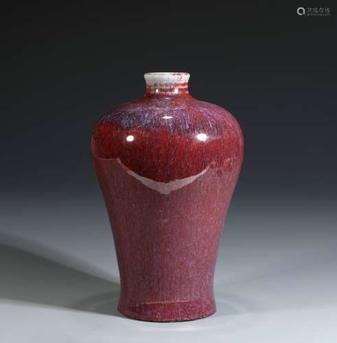 Glaze Porcelain Prunus Bottle, China