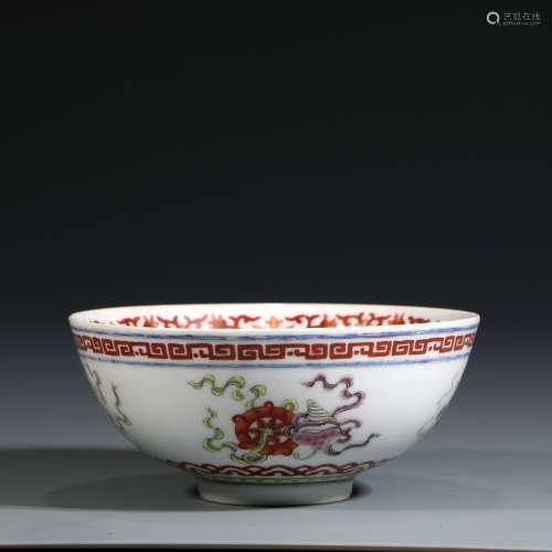 Fanhong Famille Rose Porcelain Bowl, China