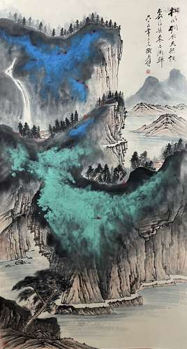 chinese zhang daqian's painting