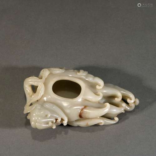 White Jade Bergamot Water Vessel, China