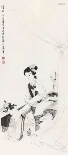 赵蕴玉（1916～2003） 丁卯（1987）年作 长相思 立轴 水墨纸本