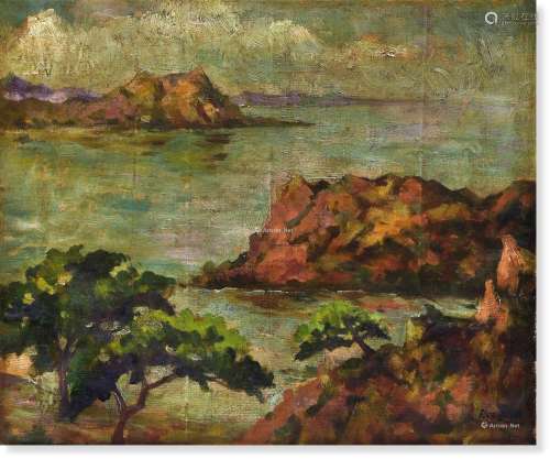 周碧初（1903～1995） 1950年代作 早期风景 布面油画