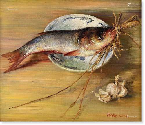 陆琦（b.1957） 2006年作 鱼 布面油画