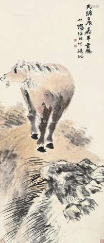 任伯年（1840～1895） 壬辰（1892）年作 秋风萧瑟 镜片 设色纸本
