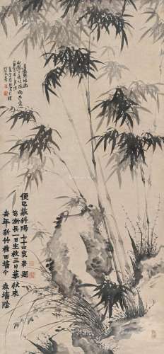 李鱓（1686～1762） 透烟堆雨 立轴 水墨纸本