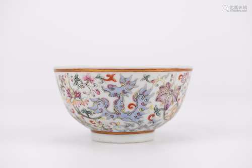 FAMILLE ROSE PHOENIX BOWL