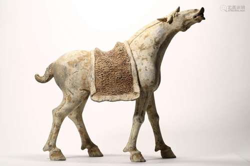 PAINTED FIGURE OF HORSE